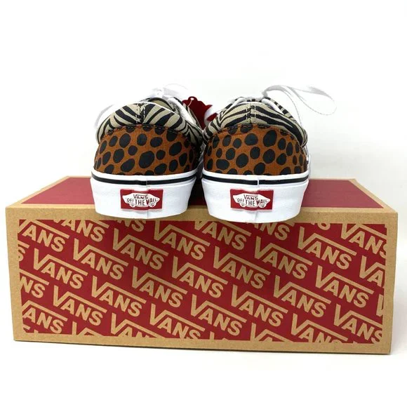 💖MEGA SALE💖Vans Era   Leopard Tiger Skateboarding Women's  Safari VN0A54F19M7 - Picture 6 of 12